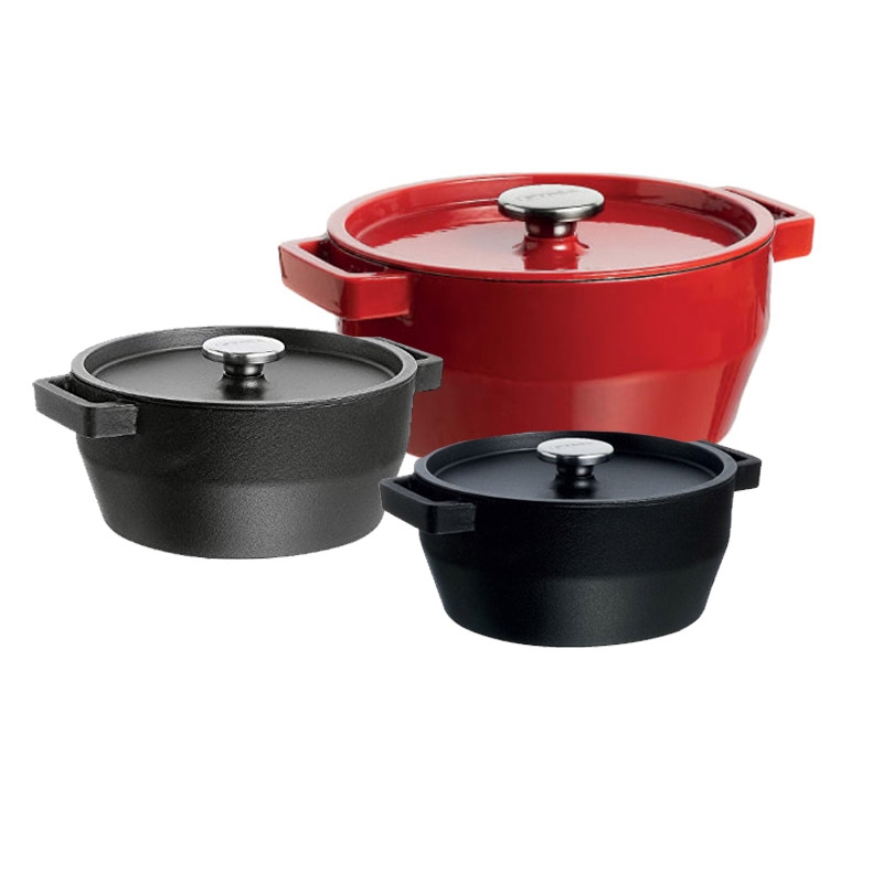 Slow Cook Cast Iron Round Casserole (3 Sizes Available)