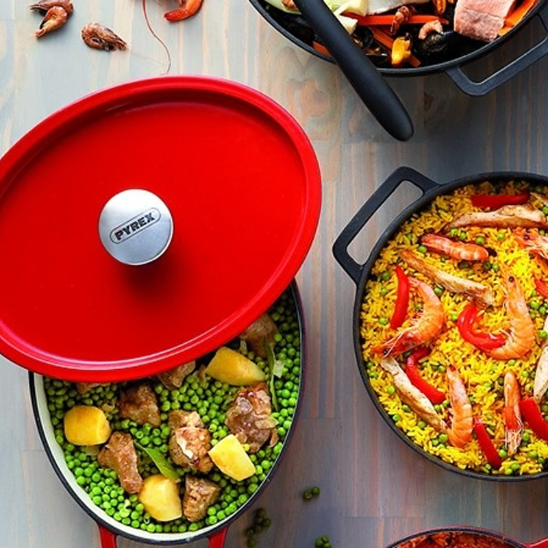 29cm or 33cm Slow Cook Cast Iron Oval Casserole