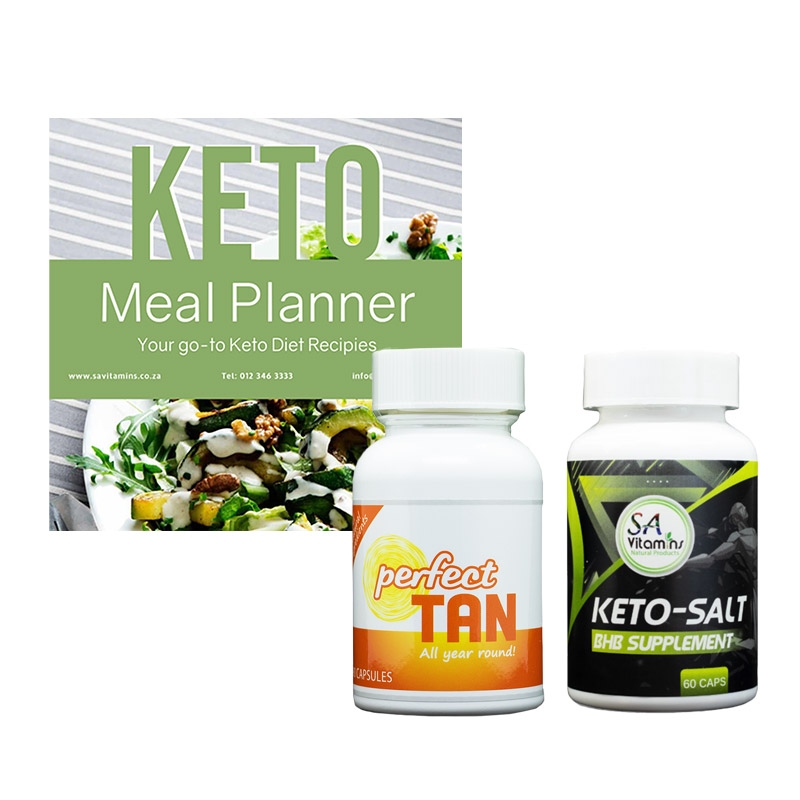 Perfect Tan (90 Capsules) & Keto-Salt (60 Capsules) with Meal Planner