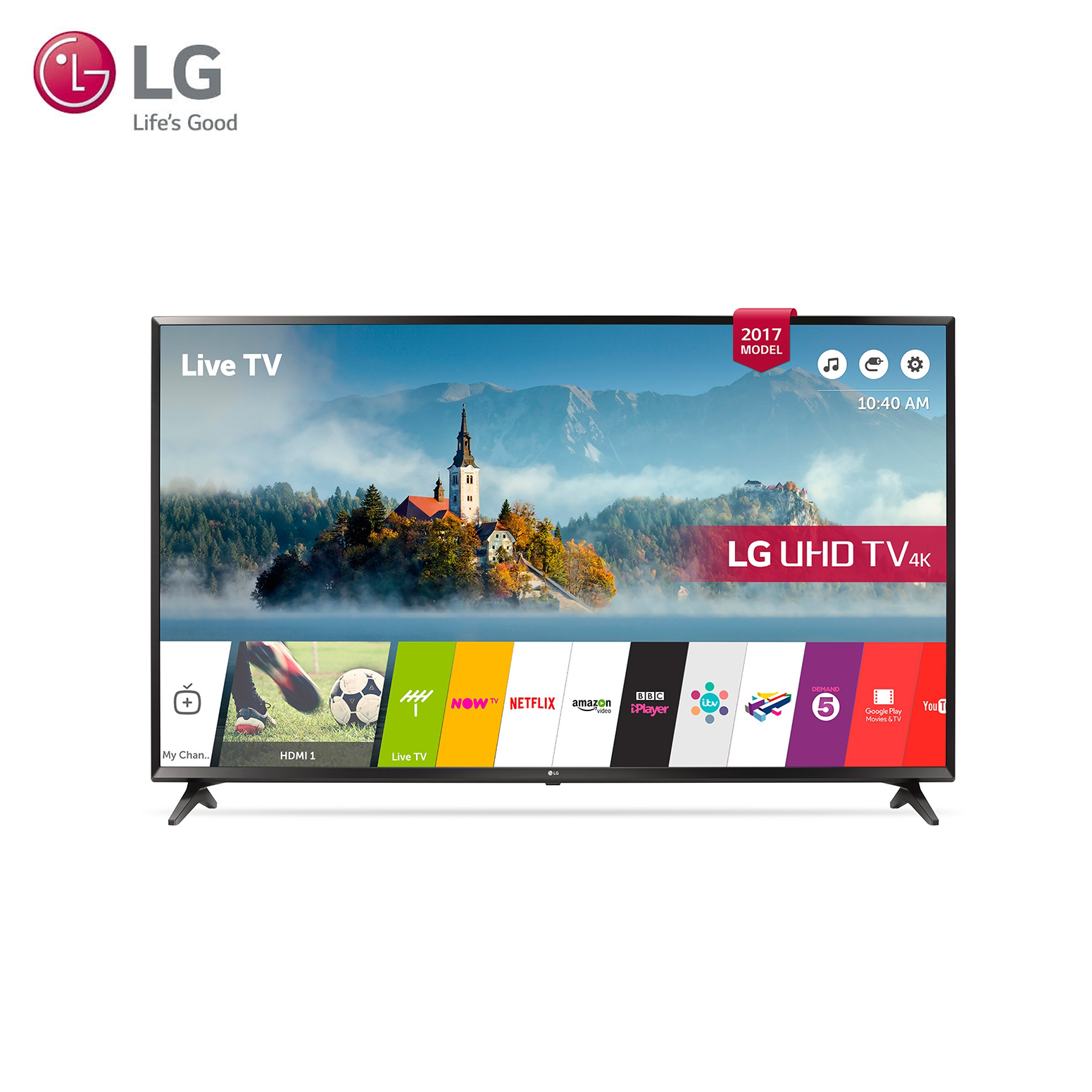 60" Ultra HD 4K Smart TV (Model: 60UJ630)