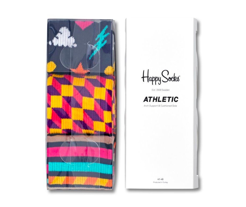 Athletic Gift Box Sock Set