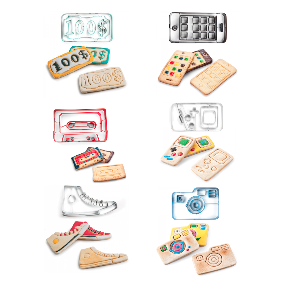 Pack of 5 Novelty Cookie Cutters