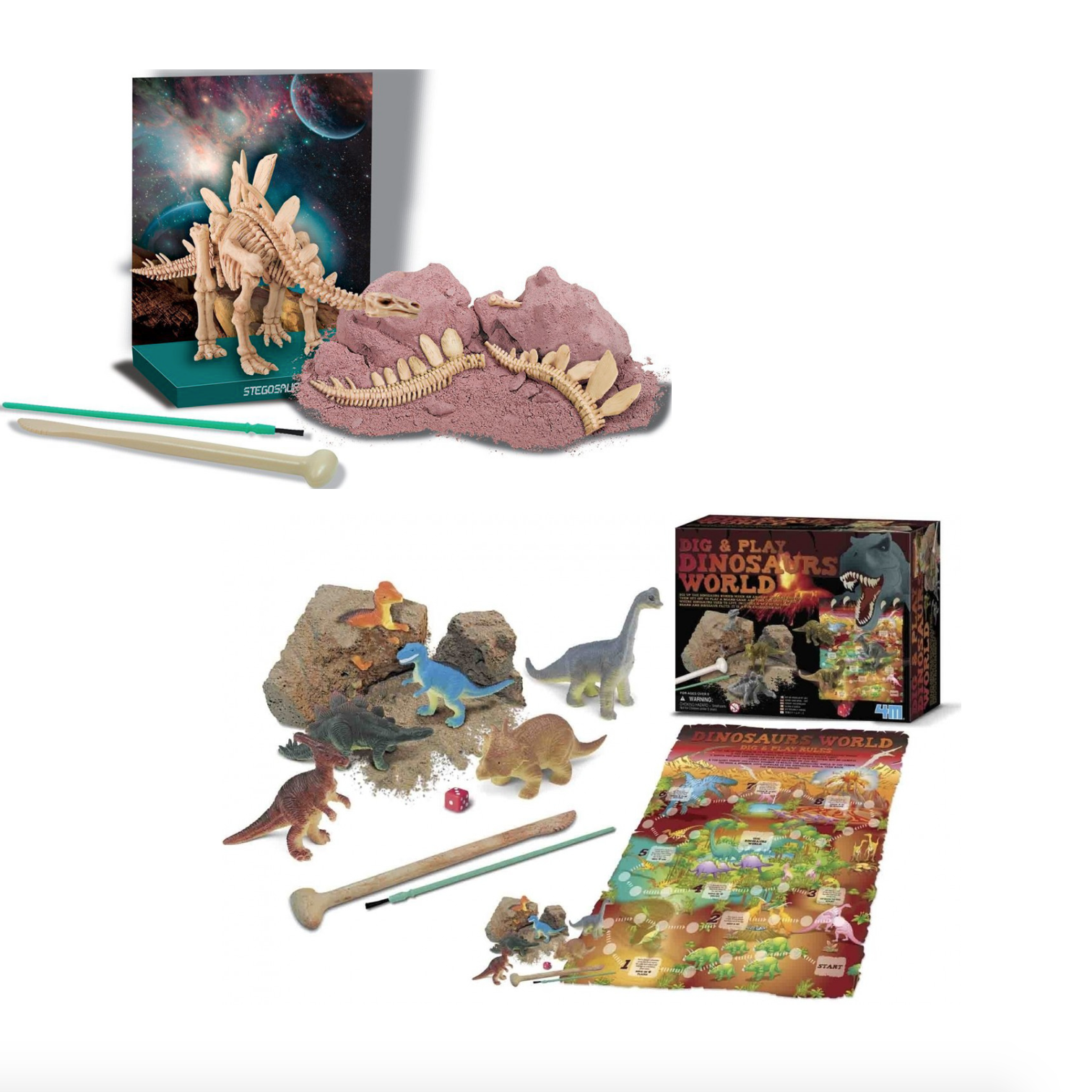 Set of 2 Dinosaur Excavation Sets