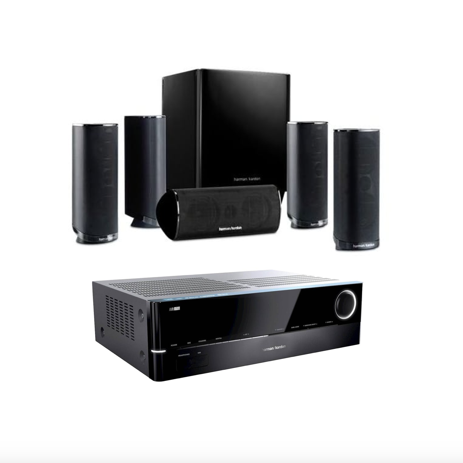 AVR 171S 7.2 Channel Networked Audio/Video Amplifier + HKTS 16 Home Theatre System