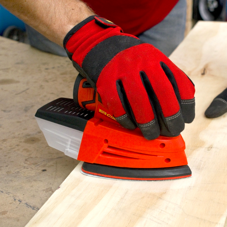 Cordless Mini Palm Sander with Sanding Sheets