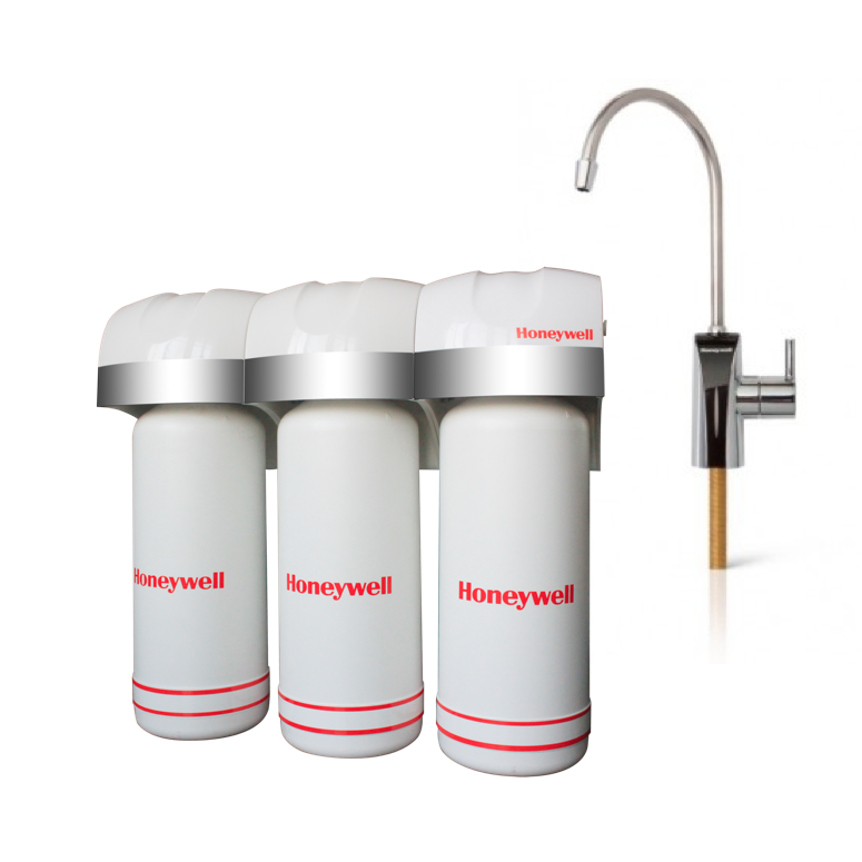 Under Counter Water Filtration Systems with Smart Drinking Water Faucet