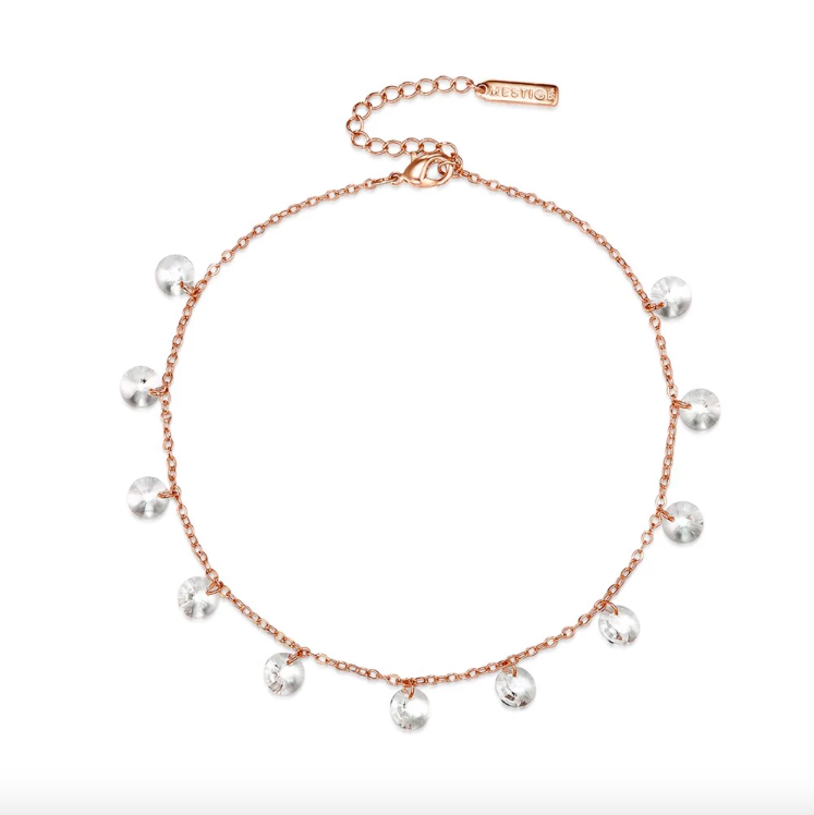 Marina Anklet with Swarovski Crystals