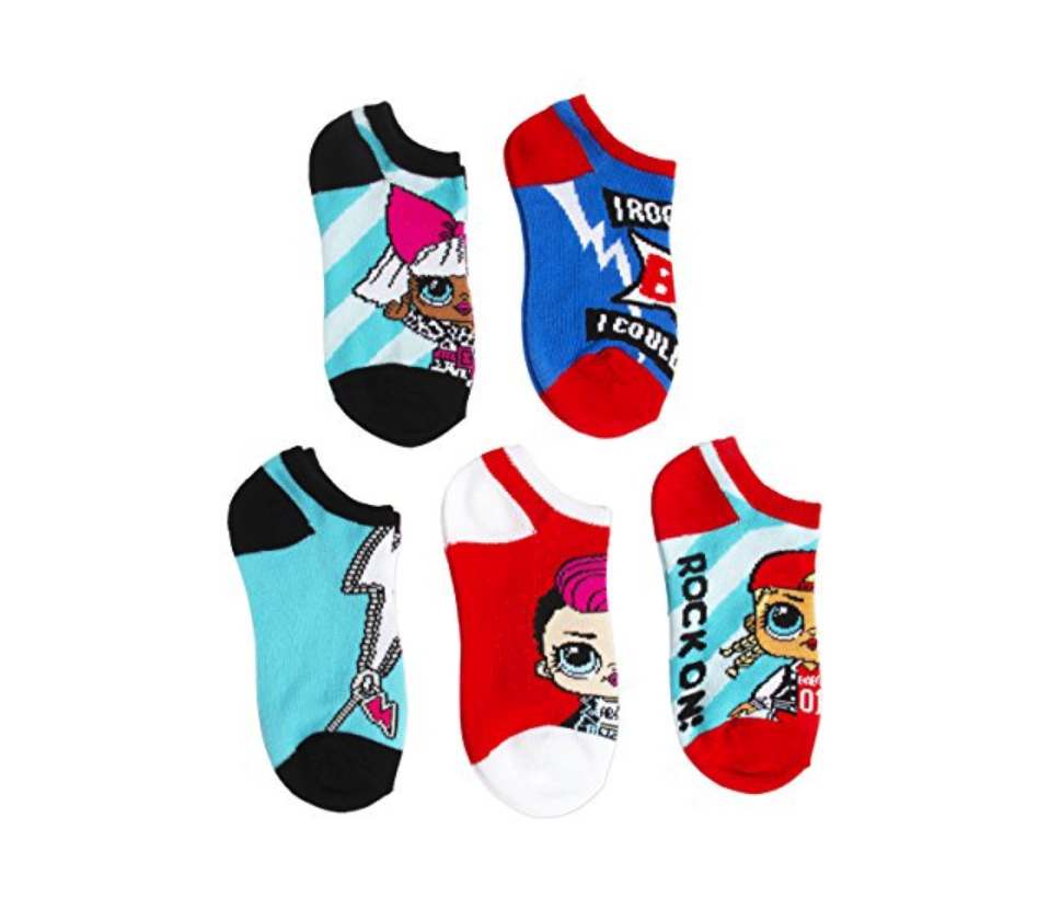 Pack of 5 Girls Socks
