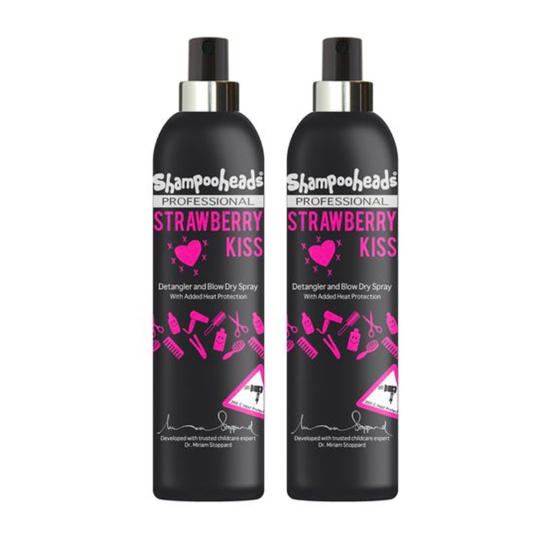 Pack of 2 Strawberry Kiss Detangler Spray (200ml Each)