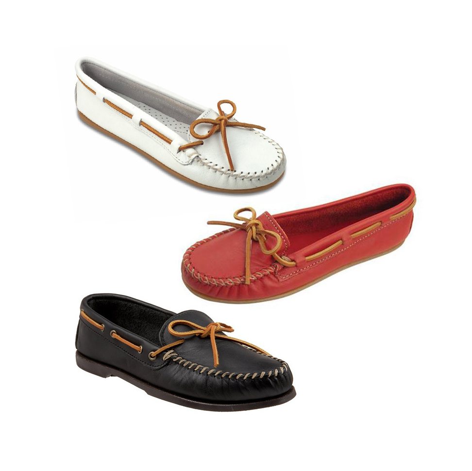 Smooth Genuine Leather Moccasins