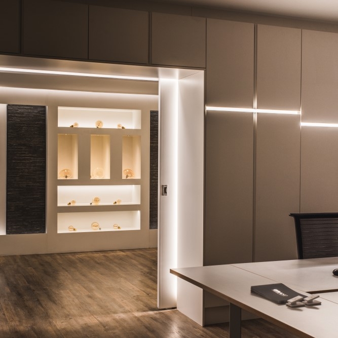 1 Meter 230v Warm White LED Strip Light with Driver