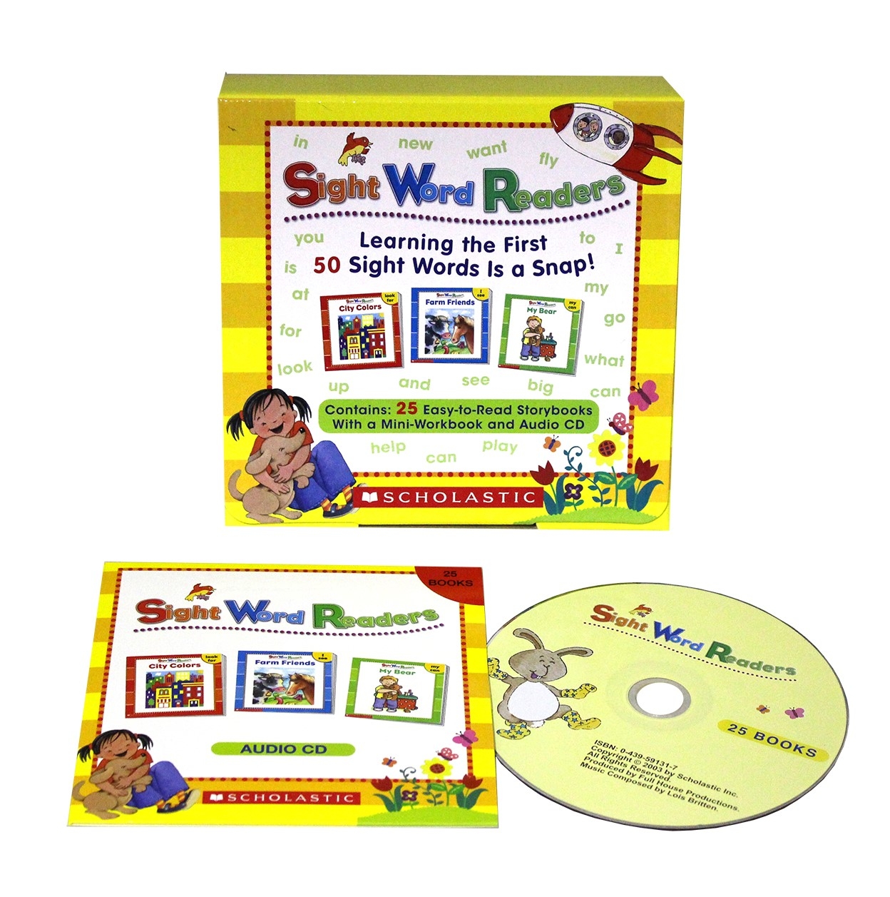 Children's Sight Words Boxed Sets Including 2 CD's