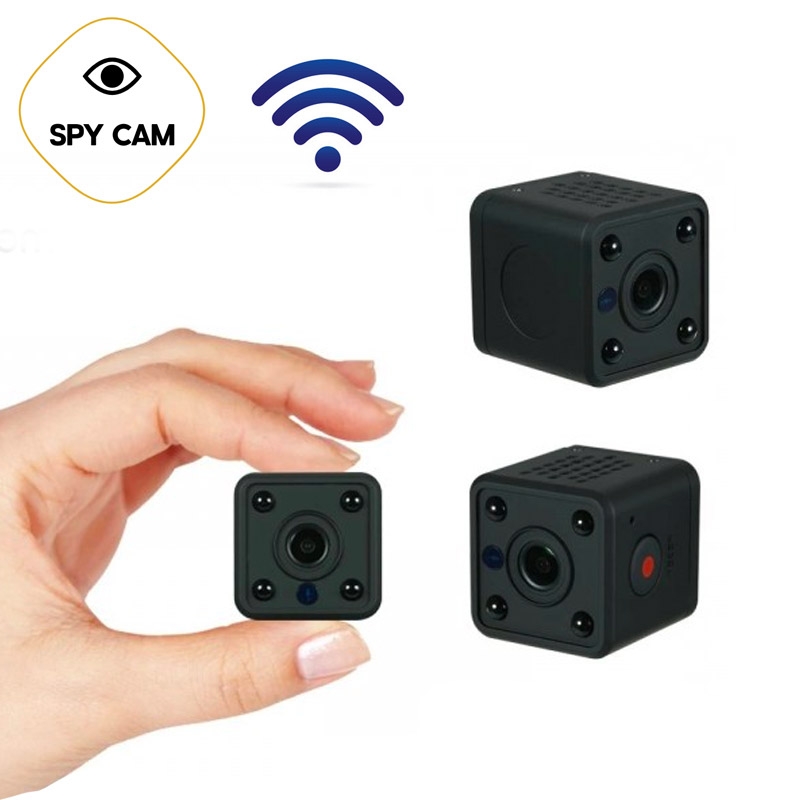 Wi-Fi HD 1080P Wide Angle Mini Wireless IP Camera with Night Vision and Mount (Compatible with Android and IOS)