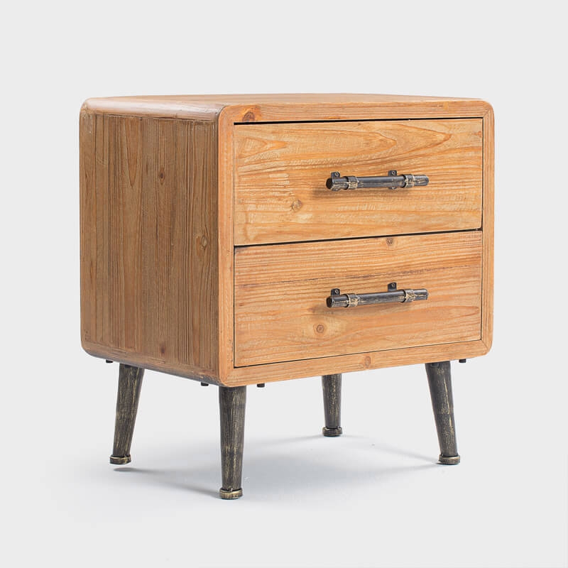 Industrial 2 Drawer Pedestal