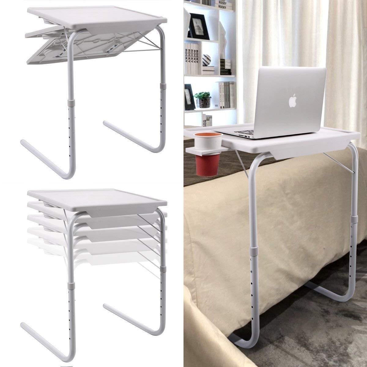 Multi-functional White Portable Table