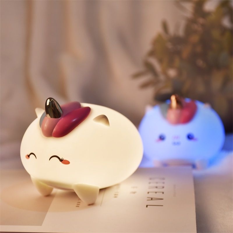 Unicorn Cat Glowing Night Light