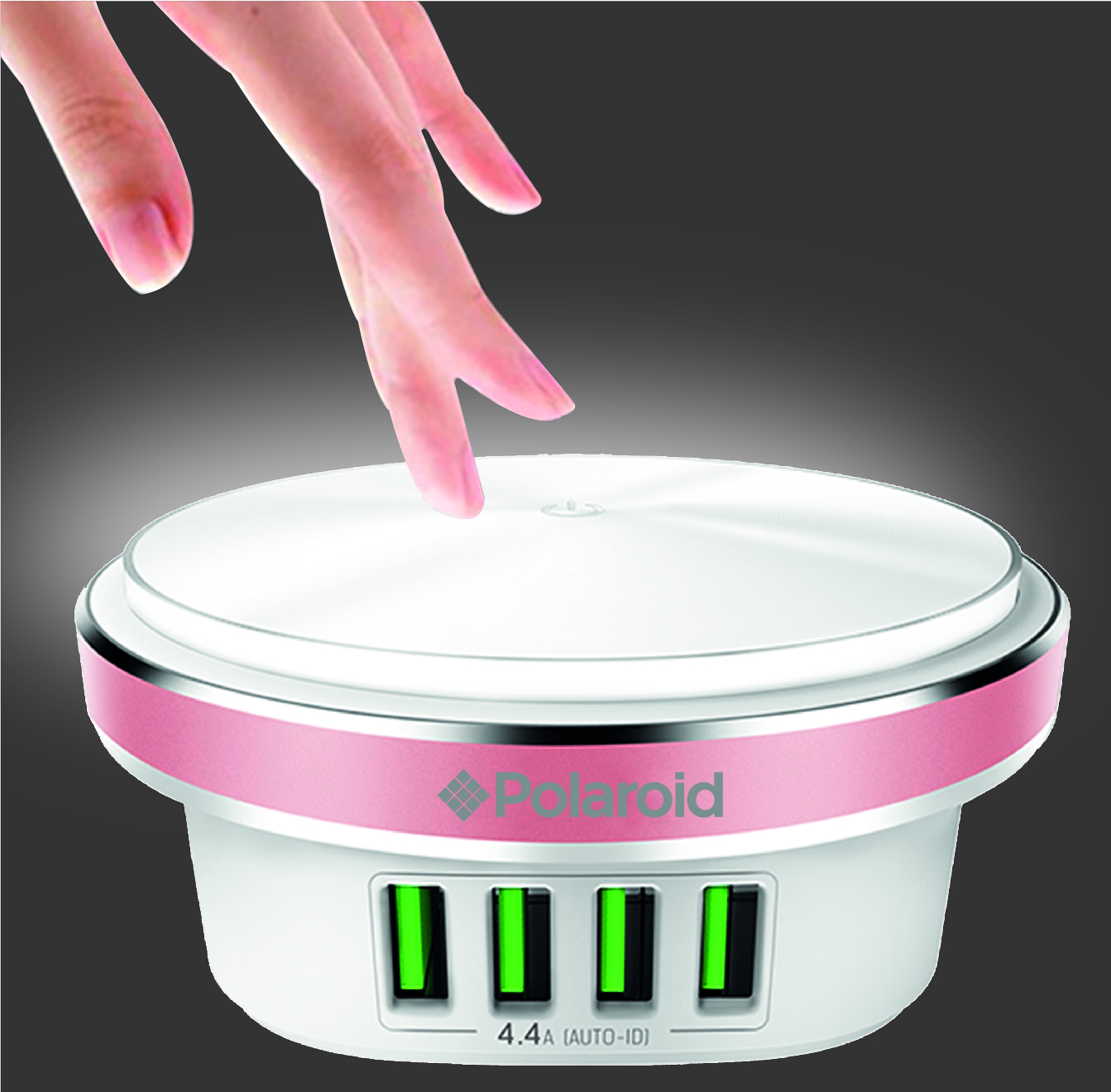 4 Port USB Charger Hub with Night Light