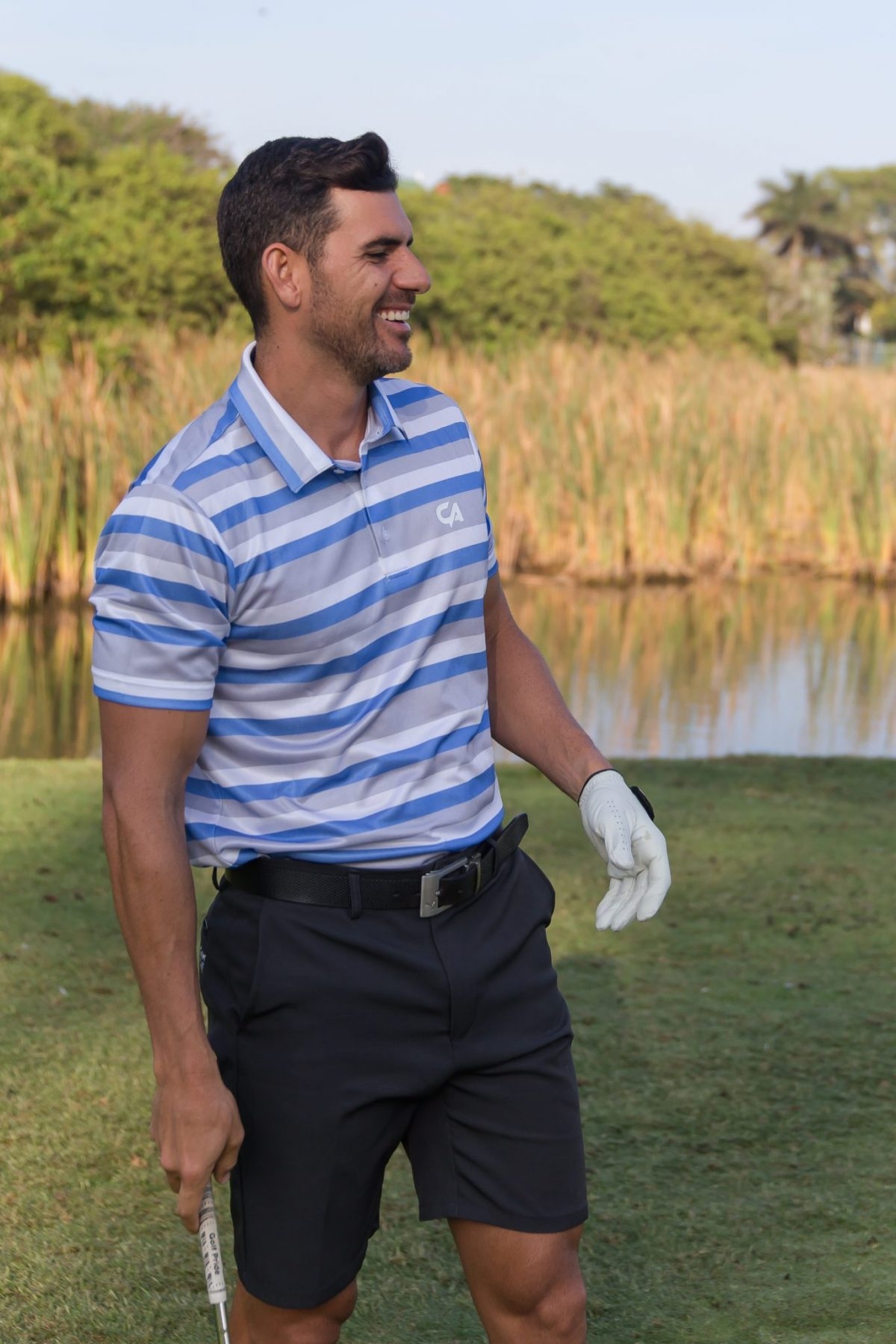 Blue/Grey/White Stripes