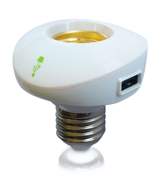 Lamp Champ USB Lamp Socket Charger and Adapter