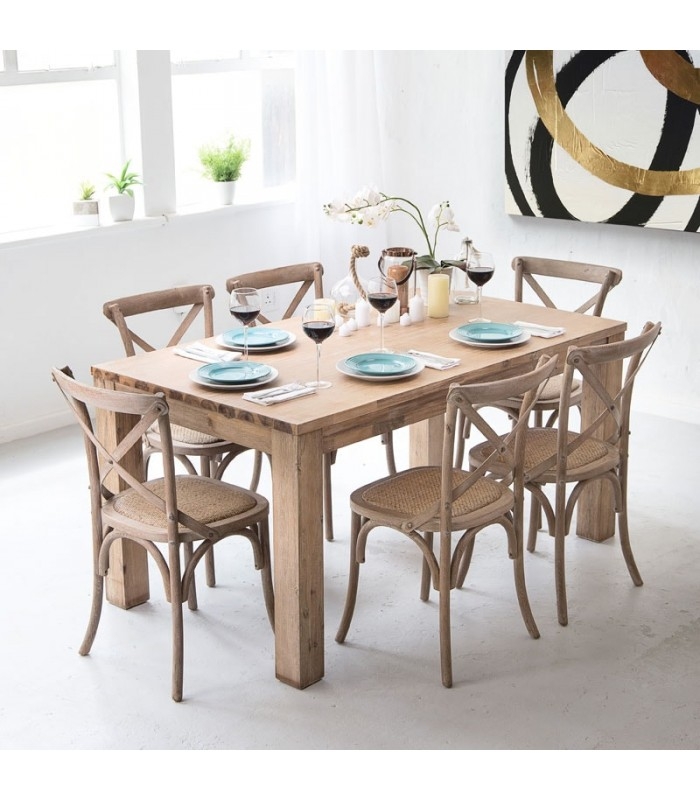 1.6m - chairs not included