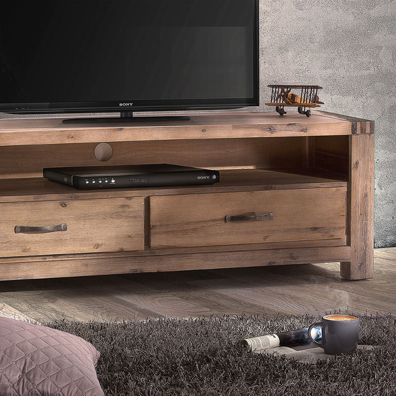 Acacia Wood TV Stand