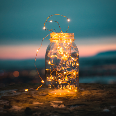 Pack of 2 10m Solar Copper Fairy Lights