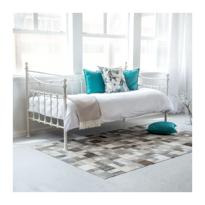 Velez Cow Hide Patchwork Rug