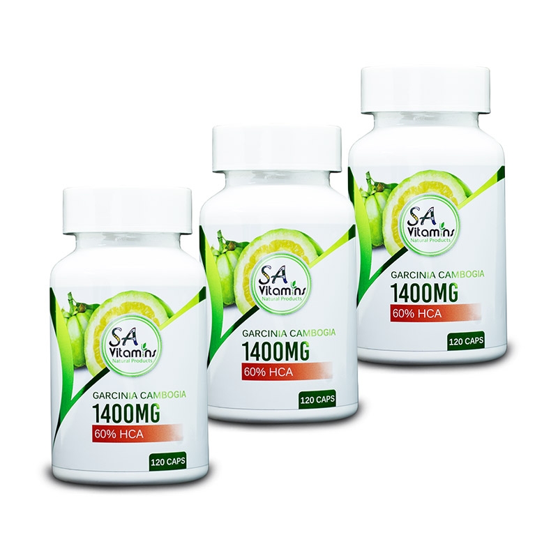 Pack of 3 Garcinia Cambogia 1400mg (3 x 120 Capsules)