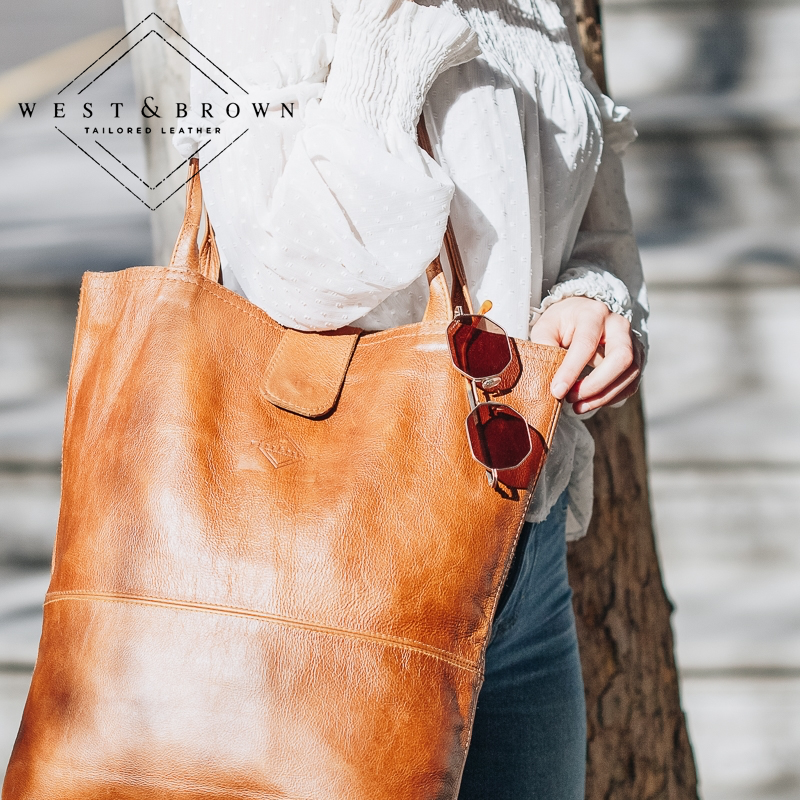Genuine Leather Ladies Shopper Bag