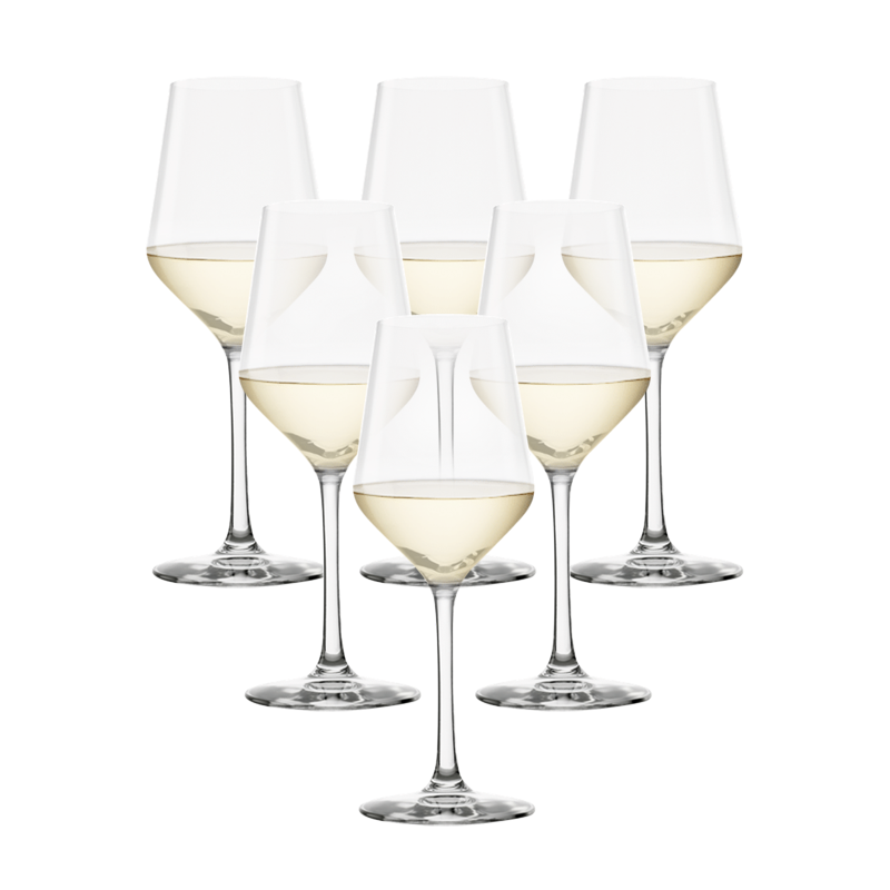 Set of 6 365ml Revolution Classic White Wine Glasses