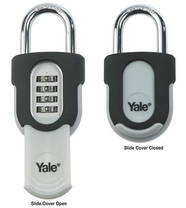 50mm Outdoor Combination Padlock with Slide Cover