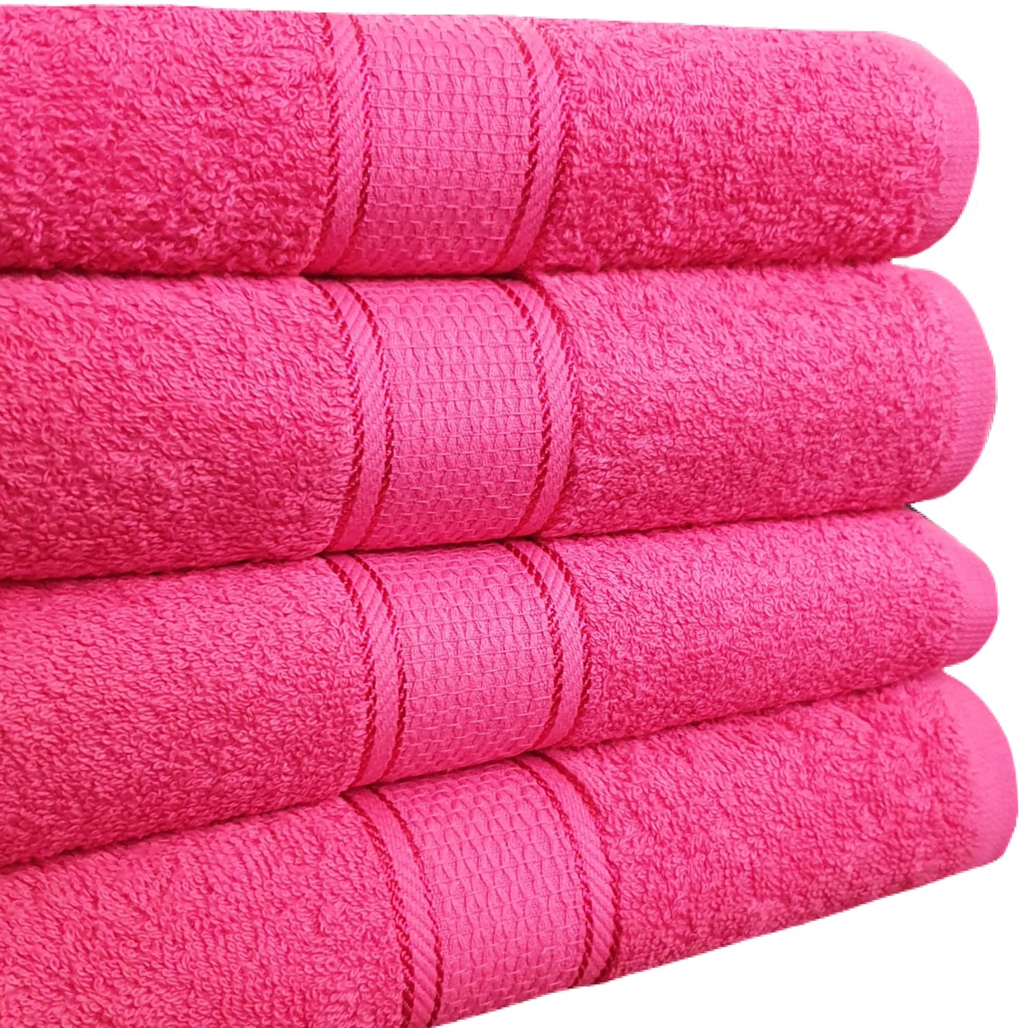 400gsm Pink Bath Sheets